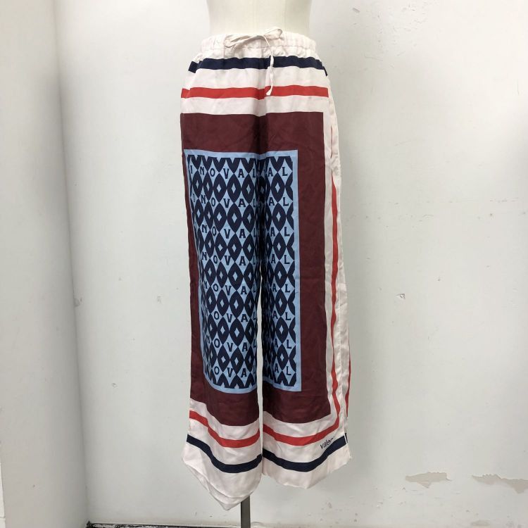 Valentino Valentino Patterned Silk Pants Size 38 Size 26" / US 2 / IT 38 - 10 Thumbnail