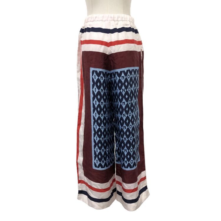 Valentino Valentino Patterned Silk Pants Size 38 Size 26" / US 2 / IT 38 - 2 Thumbnail