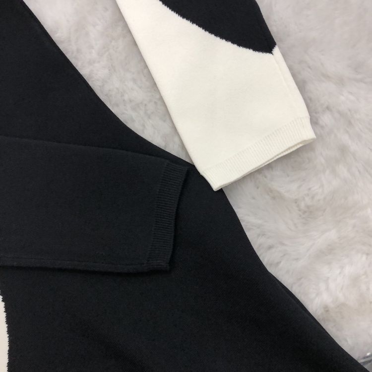 Valentino Valentino Colorblock Knit Midi Dress Size S Size S / US 4 / IT 40 - 8 Thumbnail