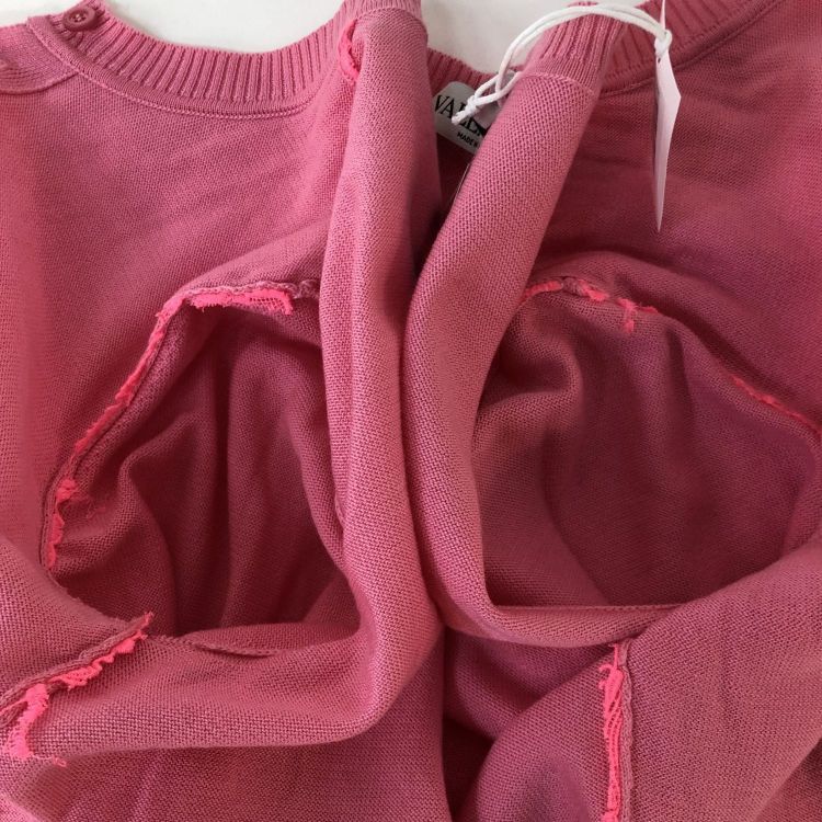 Valentino Valentino Pink Lace Panel Cardigan Size XS Size XS / US 0-2 / IT 36-38 - 9 Thumbnail