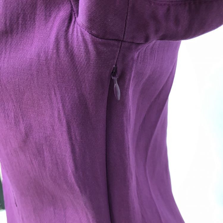 Valentino Valentino Purple Cotton Silk Dress Size 38 Size XS / US 0-2 / IT 36-38 - 8 Thumbnail