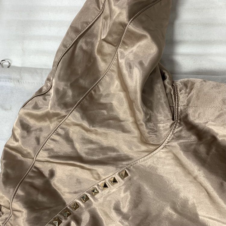 Valentino Valentino Rockstud Satin Bomber Jacket Size 42 Size M / US 6-8 / IT 42-44 - 10 Thumbnail
