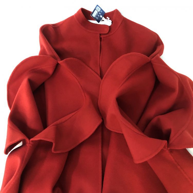 Valentino Valentino Red Virgin Wool Cashmere Coat Size 40 Size S / US 4 / IT 40 - 12 Thumbnail