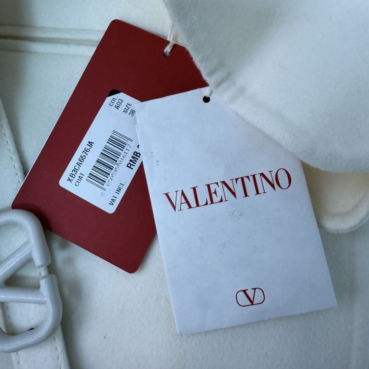 Valentino Valentino Wool Cashmere Belted Coat Size 38 Size XS / US 0-2 / IT 36-38 - 6 Thumbnail