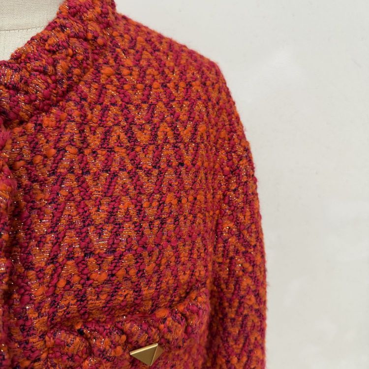 Valentino Valentino Pyramid Stud Tweed Jacket Size 40 Size S / US 4 / IT 40 - 8 Thumbnail