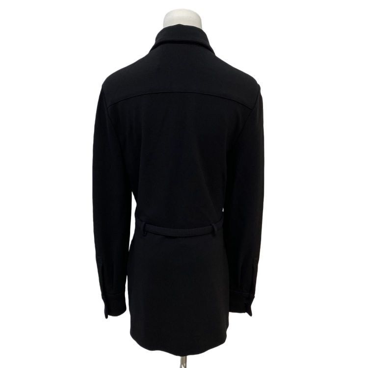 Valentino Valentino Belted Black Midi Dress Size 44 Size M / US 6-8 / IT 42-44 - 2 Thumbnail