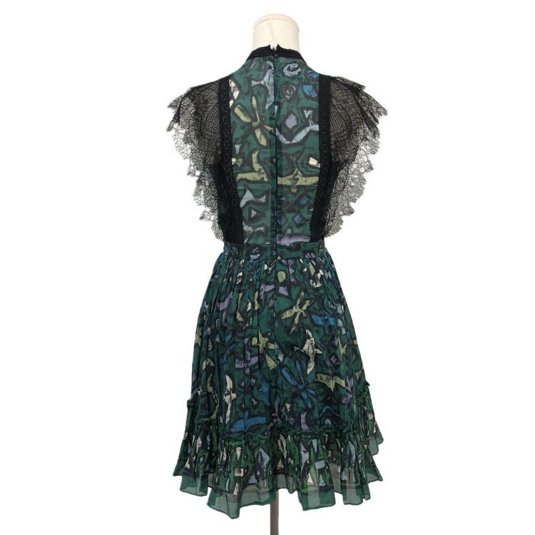 Valentino Valentino Printed Lace Midi Dress Size 38 Size XS / US 0-2 / IT 36-38 - 2 Thumbnail