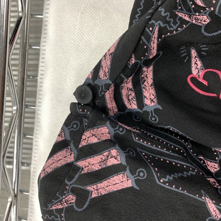 Valentino Valentino Heart Print Silk Blouse Size S Size S / US 4 / IT 40 - 7 Thumbnail