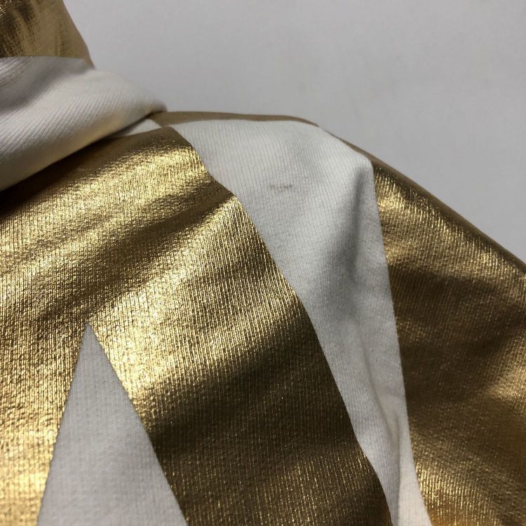 Valentino Valentino Gold Geometric Hoodie Size XL Size US XL / EU 56 / 4 - 10 Thumbnail