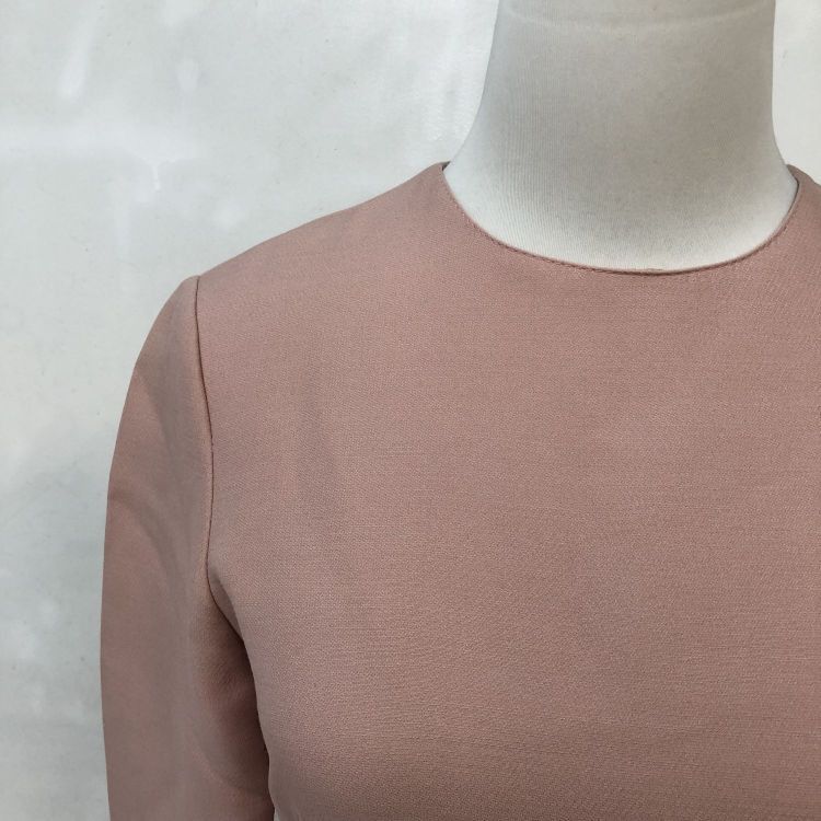 Valentino Valentino Pink Ruffle Hem Midi Dress Size IT 40 Size S / US 4 / IT 40 - 6 Thumbnail