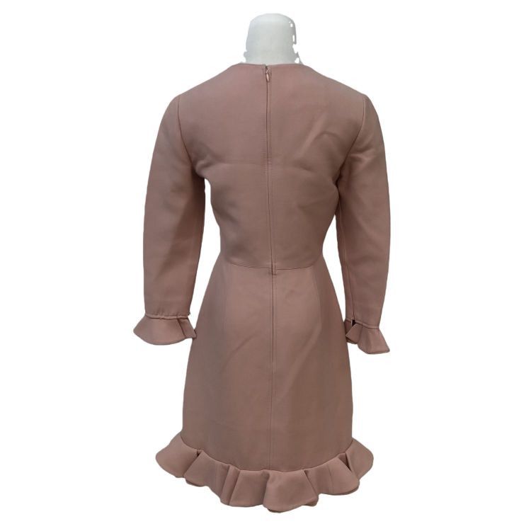 Valentino Valentino Pink Ruffle Hem Midi Dress Size IT 40 Size S / US 4 / IT 40 - 2 Thumbnail