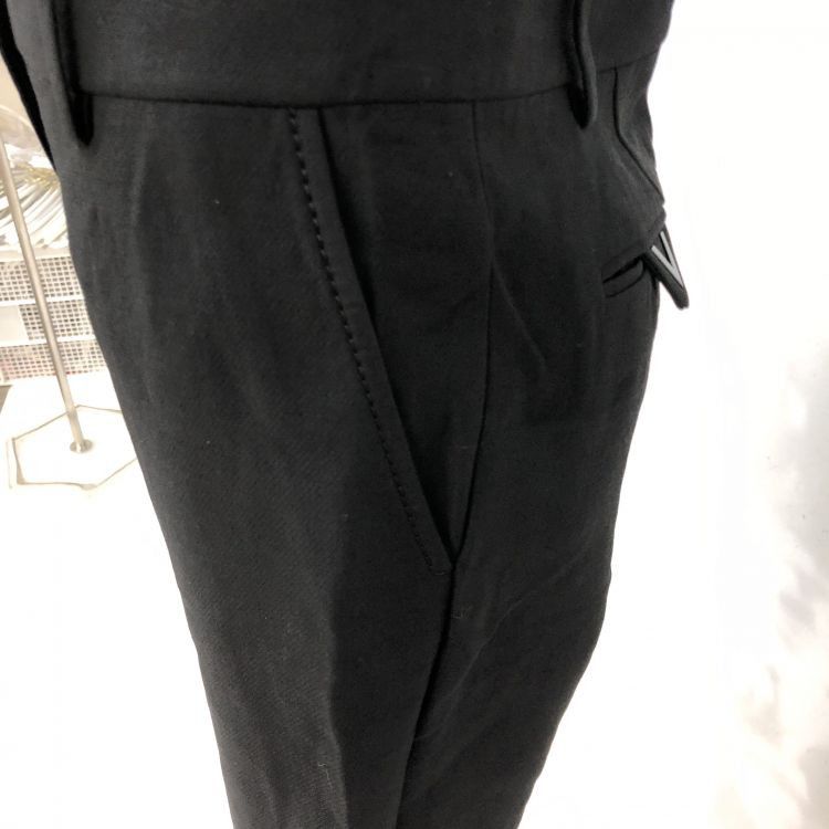 Valentino Valentino V-Logo Wool Silk Trousers Size 40 Size 27" / US 4 / IT 40 - 7 Thumbnail