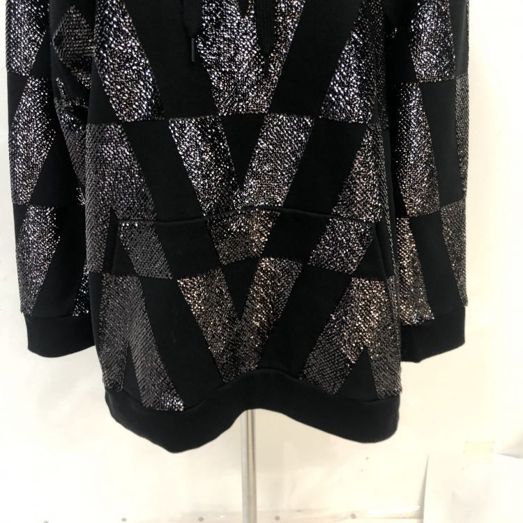 Valentino Valentino Sequin Logo Hoodie Size XS Size XS / US 0-2 / IT 36-38 - 9 Thumbnail