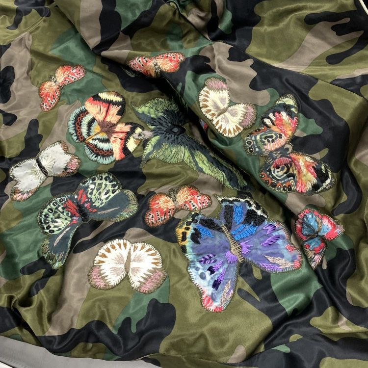 Valentino Valentino Butterfly Camo Bomber Jacket Size 48 Size US M / EU 48-50 / 2 - 8 Thumbnail