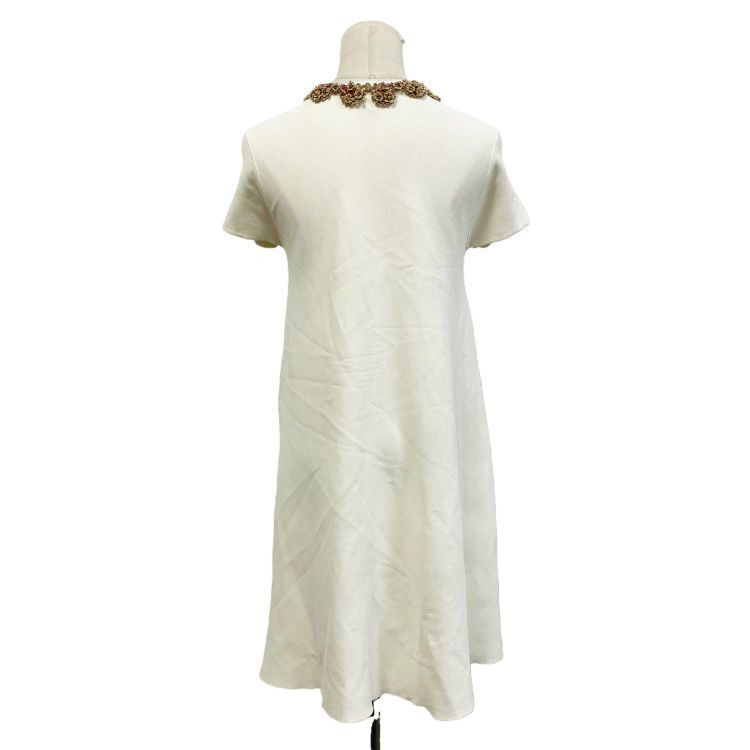 Valentino Valentino Embellished Collar Mini Dress M Size M / US 6-8 / IT 42-44 - 2 Thumbnail