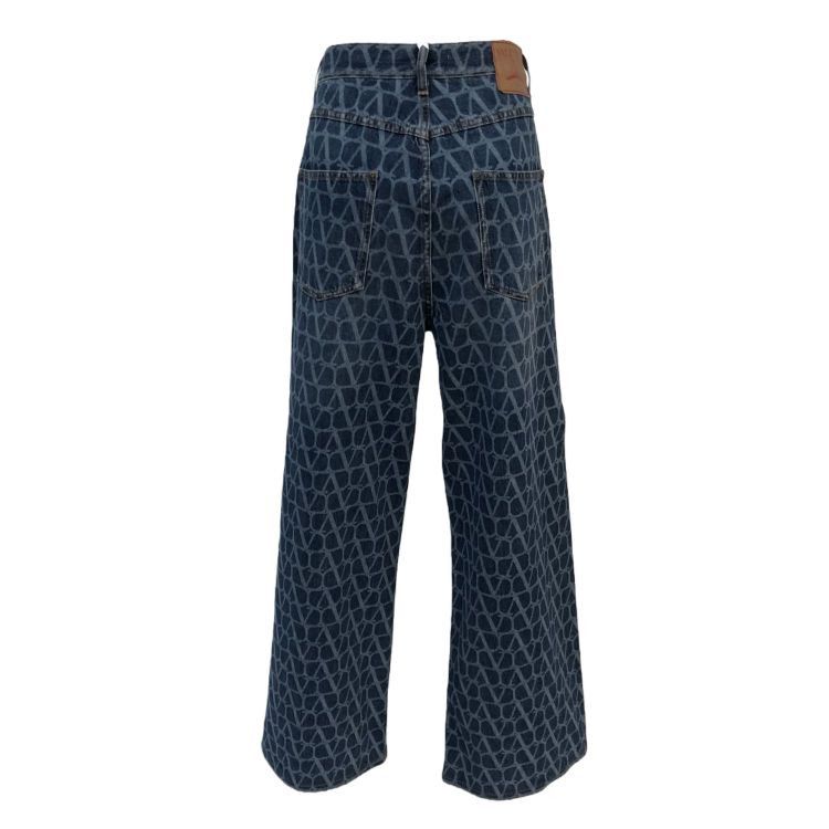 Valentino Valentino Monogram Denim Jeans Size 32 Size US 32 / EU 48 - 2 Thumbnail