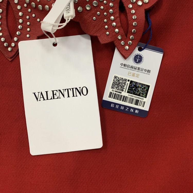 Valentino Valentino Studded Leather Collar Two-Tone Dress Size 38 Size XS / US 0-2 / IT 36-38 - 6 Thumbnail