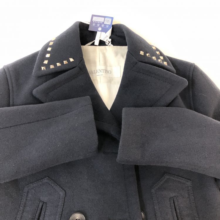 Valentino Valentino Studded Virgin Wool Coat Size 36 Size XS / US 0-2 / IT 36-38 - 10 Thumbnail