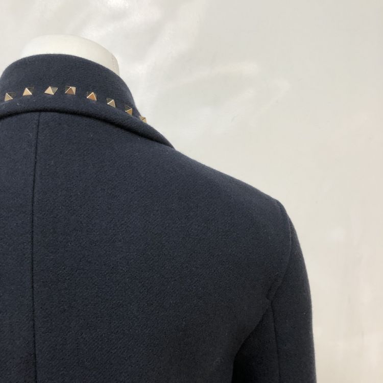 Valentino Valentino Studded Virgin Wool Coat Size 36 Size XS / US 0-2 / IT 36-38 - 8 Thumbnail