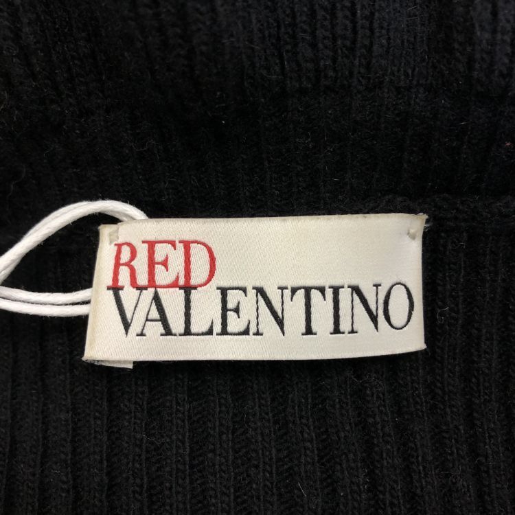RED Valentino RED Valentino Ribbed Patterned Mini Dress Size XS Size XS / US 0-2 / IT 36-38 - 3 Thumbnail