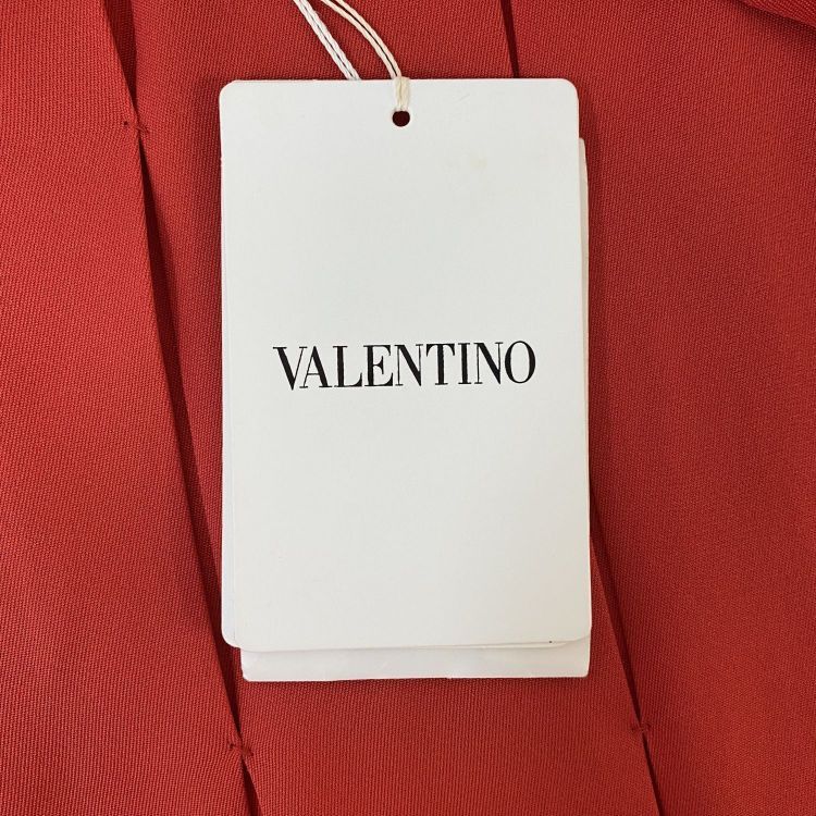 Valentino Valentino Red Lace Detail Midi Dress Size 38 Size XS / US 0-2 / IT 36-38 - 6 Thumbnail