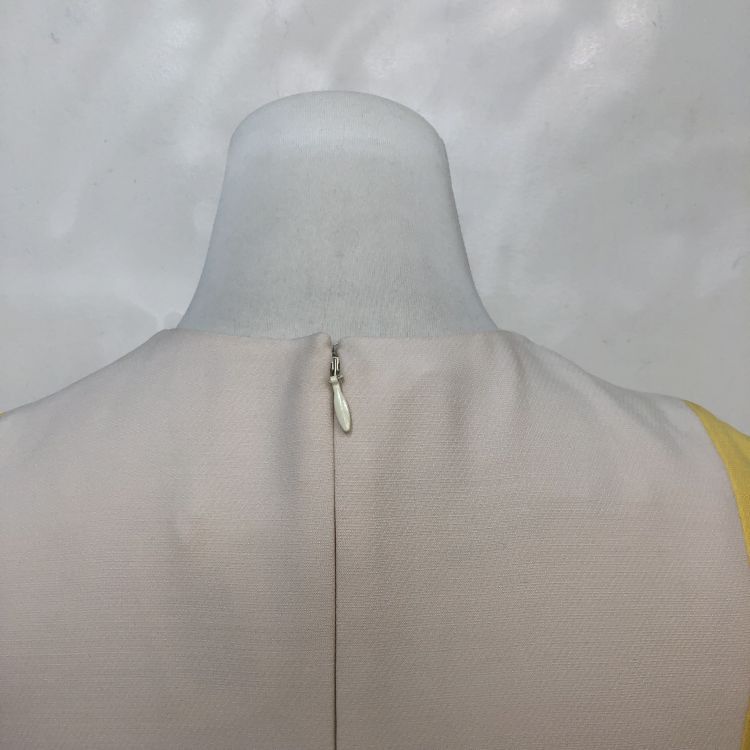 Valentino Valentino Color-blocked Wool Silk Midi Dress Size 38 Size XS / US 0-2 / IT 36-38 - 9 Thumbnail