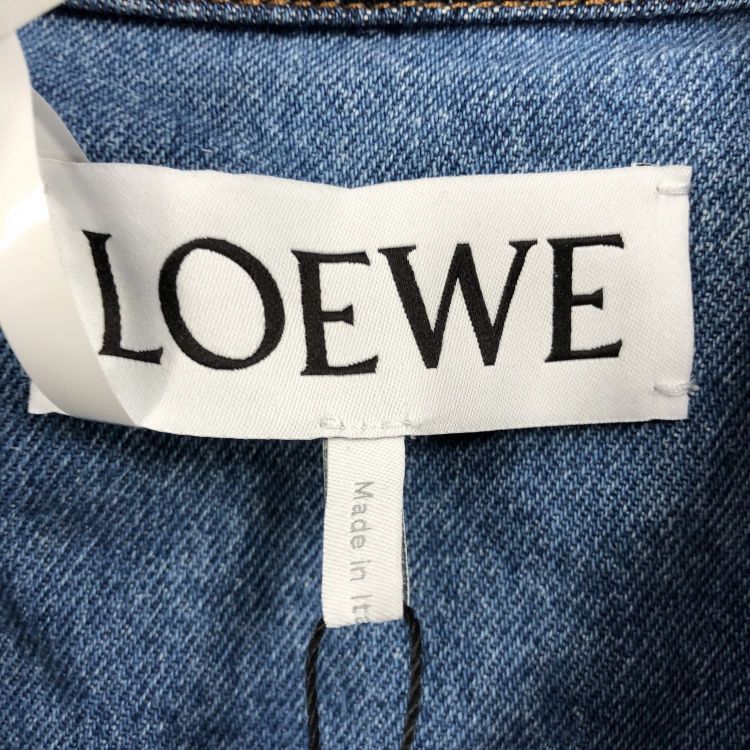 Loewe Loewe Leather Patch Denim Jacket Size 36 Size XS / US 0-2 / IT 36-38 - 3 Thumbnail