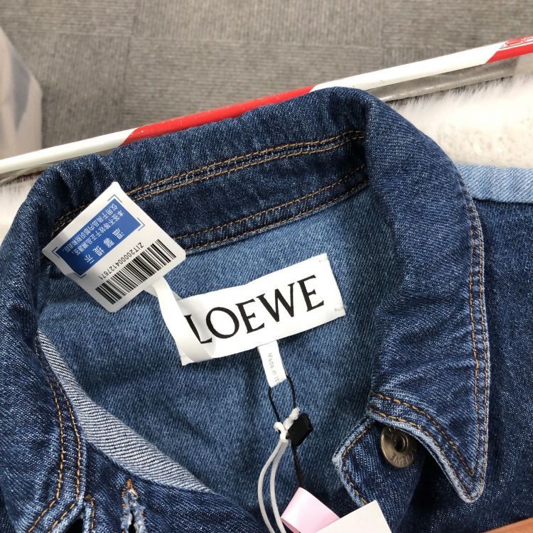 Loewe Loewe Leather Patch Denim Jacket Size 36 Size XS / US 0-2 / IT 36-38 - 5 Thumbnail
