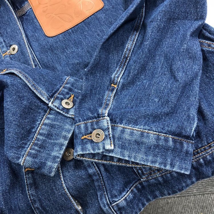 Loewe Loewe Leather Patch Denim Jacket Size 36 Size XS / US 0-2 / IT 36-38 - 7 Thumbnail