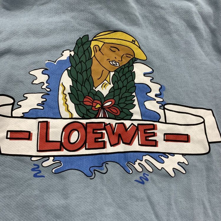 Loewe Loewe Graphic Print Sweatshirt Blue Size L Size US L / EU 52-54 / 3 - 7 Thumbnail