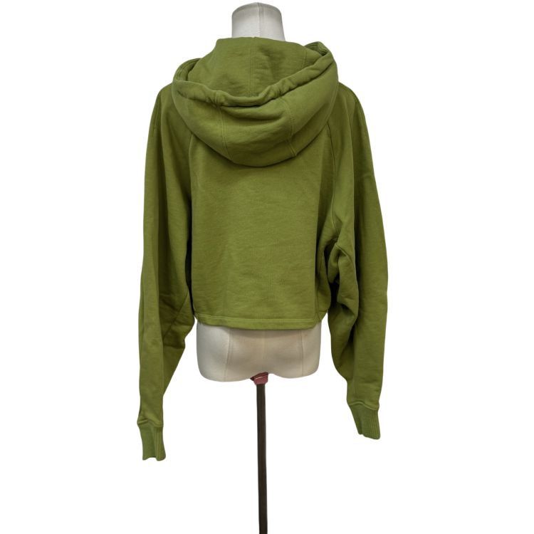Loewe Loewe Green Leather Patch Hoodie Size S Size US S / EU 44-46 / 1 - 2 Thumbnail