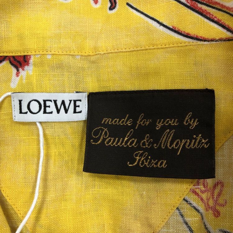 Loewe Loewe Paula's Ibiza Print Linen Shirt Size M Size US M / EU 48-50 / 2 - 3 Thumbnail