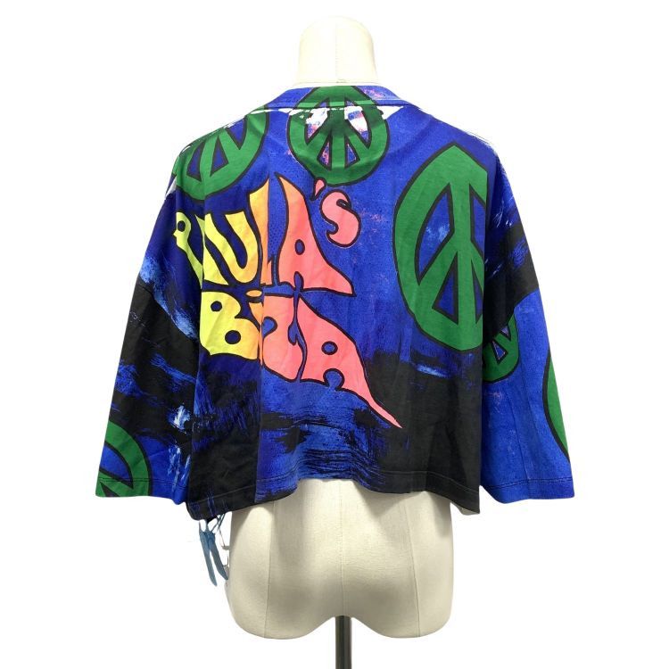 Loewe Loewe Paula's Ibiza Peace Print Crop T-Shirt Size M Size M / US 6-8 / IT 42-44 - 2 Thumbnail