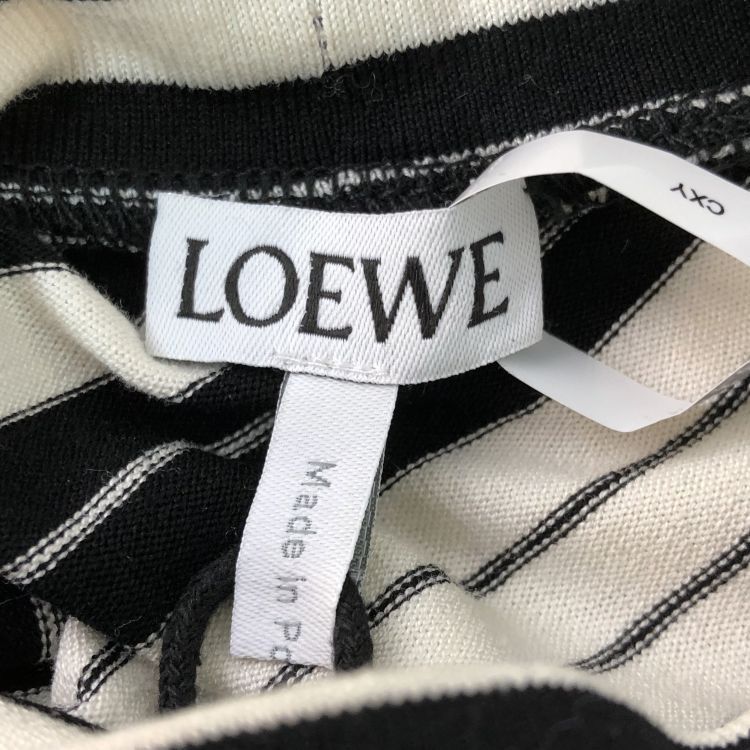 Loewe Loewe Striped Mock Neck Long Sleeve Top Size XS Size XS / US 0-2 / IT 36-38 - 3 Thumbnail