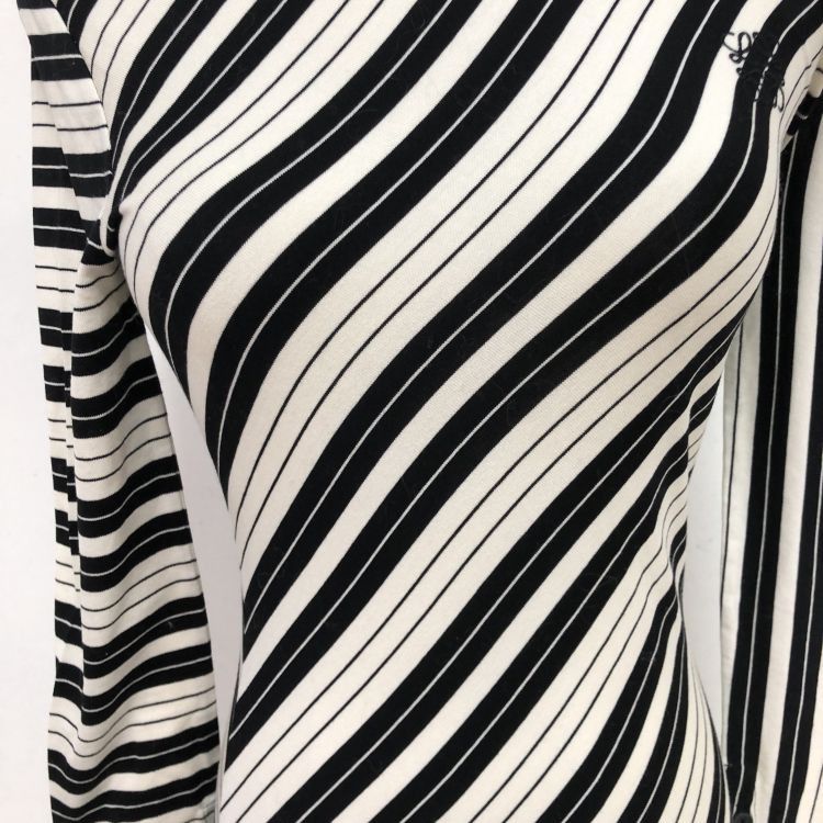 Loewe Loewe Striped Mock Neck Long Sleeve Top Size XS Size XS / US 0-2 / IT 36-38 - 8 Thumbnail