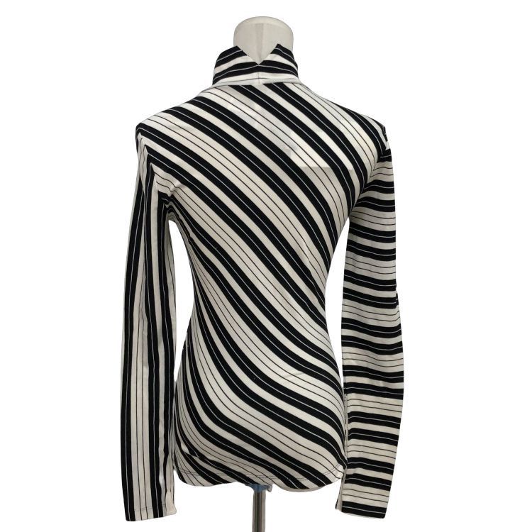 Loewe Loewe Striped Mock Neck Long Sleeve Top Size XS Size XS / US 0-2 / IT 36-38 - 2 Thumbnail