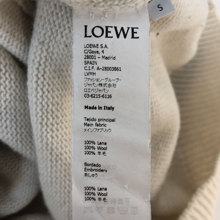 Loewe Loewe Red Embroidery Wool Sweater Size S Size S / US 4 / IT 40 - 4 Thumbnail