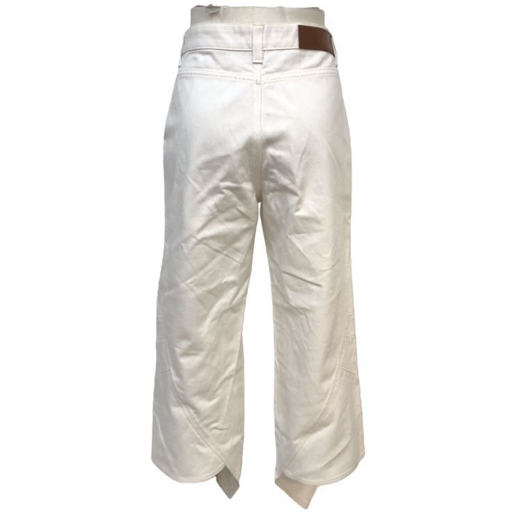Loewe Loewe White Cotton Pants Size 40 Size 27" / US 4 / IT 40 - 2 Thumbnail