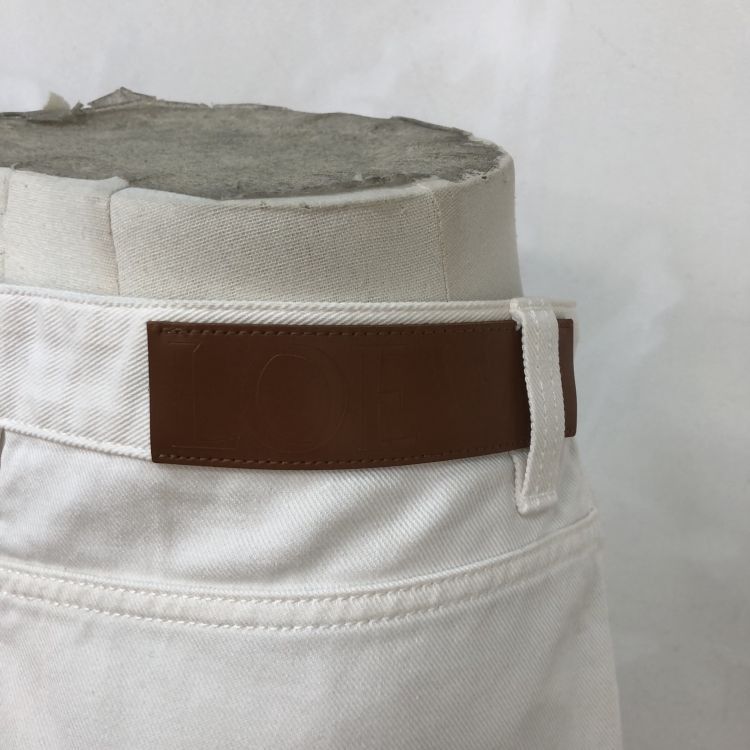 Loewe Loewe White Cotton Pants Size 40 Size 27" / US 4 / IT 40 - 5 Thumbnail