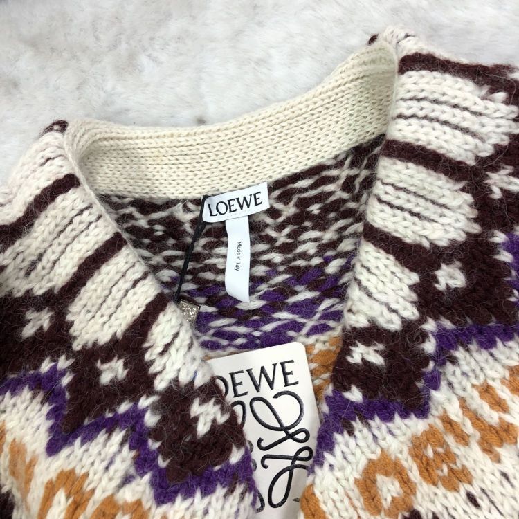Loewe Loewe Patterned Knit Cardigan Size M Size M / US 6-8 / IT 42-44 - 9 Thumbnail