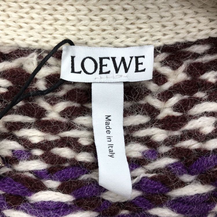 Loewe Loewe Patterned Knit Cardigan Size M Size M / US 6-8 / IT 42-44 - 3 Thumbnail