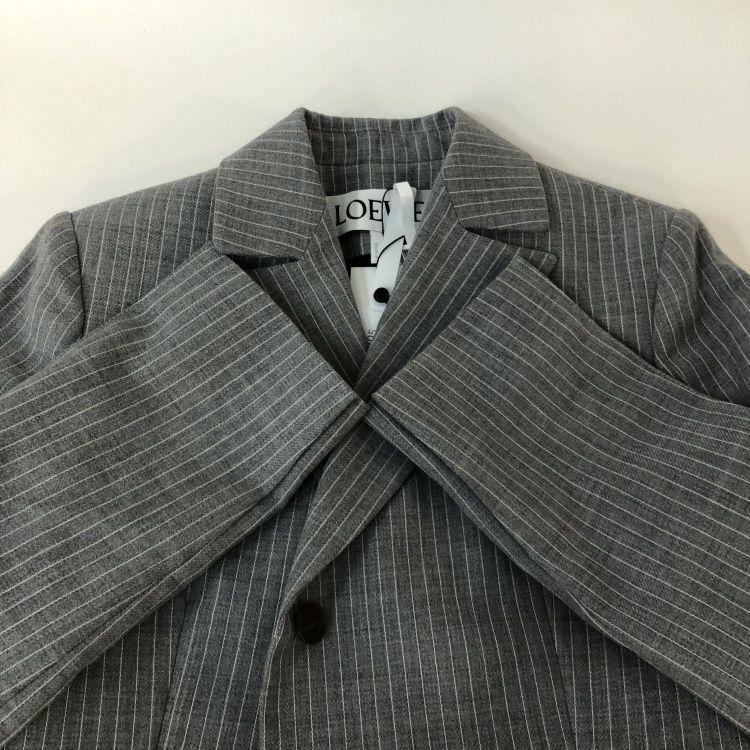 Loewe Loewe Pinstripe Blazer Size 34 Size XXS / US 00 / IT 34 - 10 Thumbnail