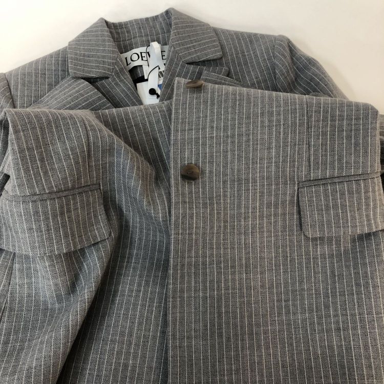 Loewe Loewe Pinstripe Blazer Size 34 Size XXS / US 00 / IT 34 - 11 Thumbnail