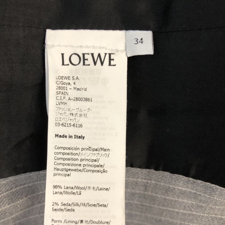 Loewe Loewe Pinstripe Blazer Size 34 Size XXS / US 00 / IT 34 - 4 Thumbnail