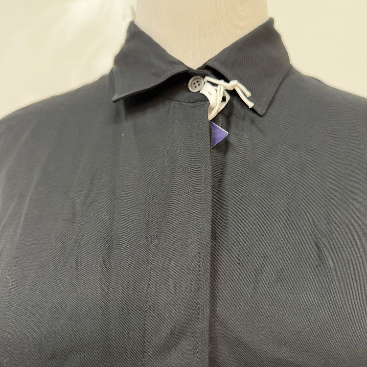 Loewe Loewe Black Viscose Blouse Size 36 Size XS / US 0-2 / IT 36-38 - 7 Thumbnail