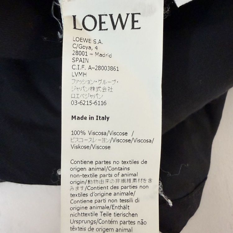 Loewe Loewe Black Viscose Blouse Size 36 Size XS / US 0-2 / IT 36-38 - 5 Thumbnail