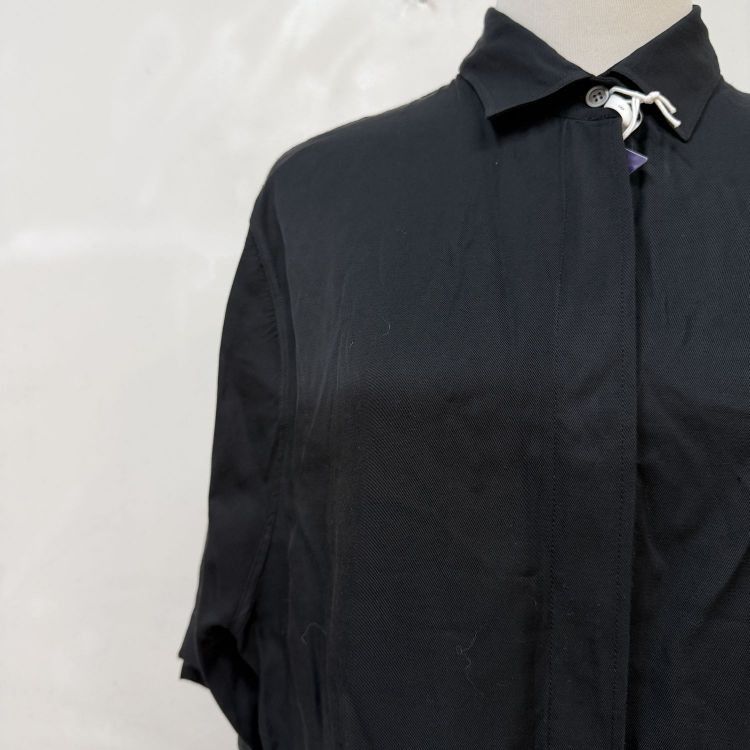 Loewe Loewe Black Viscose Blouse Size 36 Size XS / US 0-2 / IT 36-38 - 8 Thumbnail