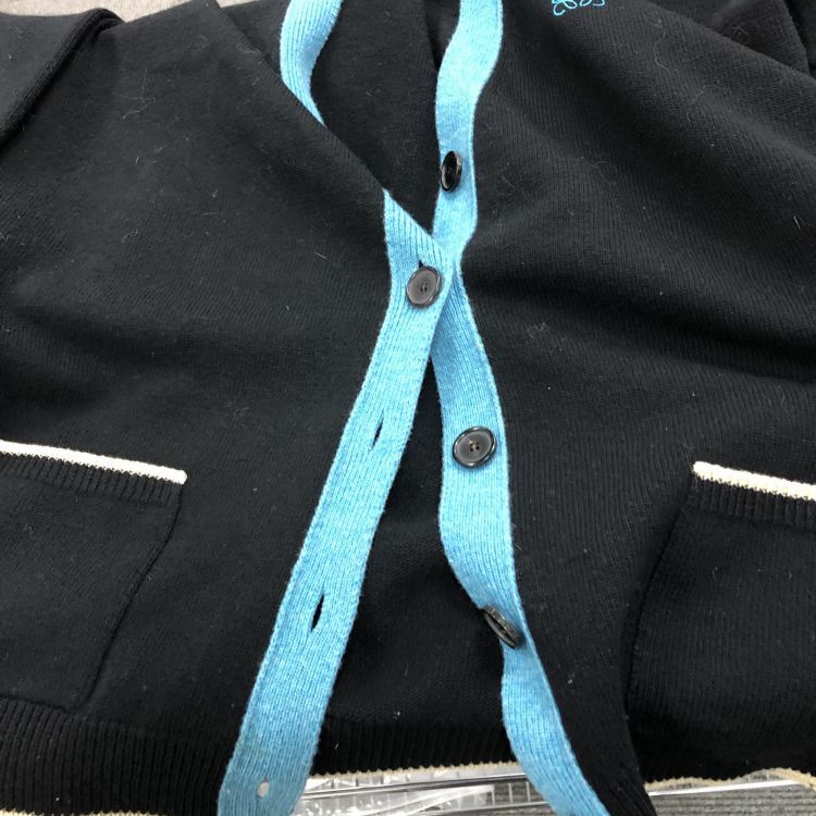 Loewe Loewe Embroidered Logo Cardigan Black Size S Size US S / EU 44-46 / 1 - 6 Thumbnail