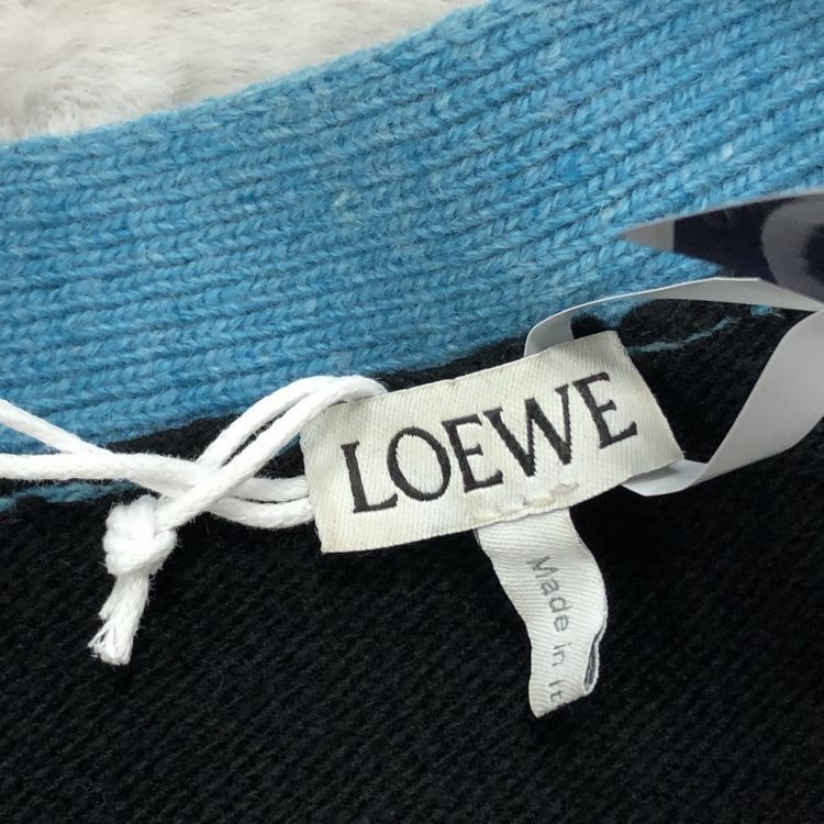 Loewe Loewe Embroidered Logo Cardigan Black Size S Size US S / EU 44-46 / 1 - 5 Thumbnail