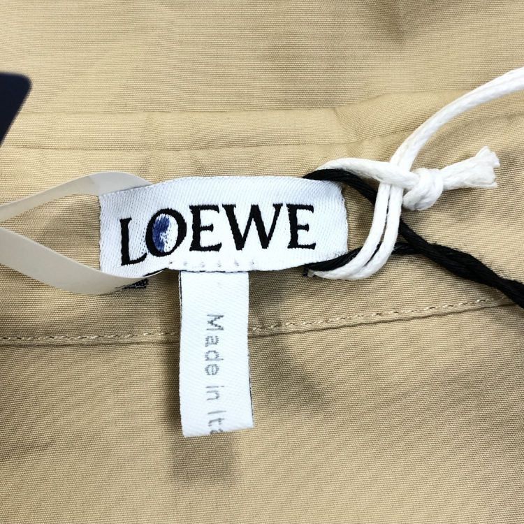 Loewe Loewe Beige Cotton Button Up Shirt Size 34 Size XXS / US 00 / IT 34 - 3 Thumbnail